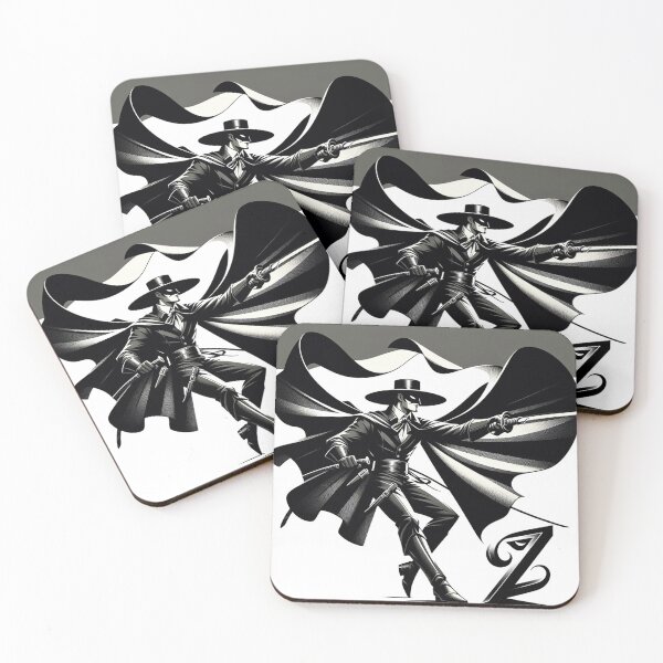 Item preview, The Fox. Don Diego de la Vega. Zorro Fan Art. Gifts for Zorro Fans. designed and sold by LilianPixel.