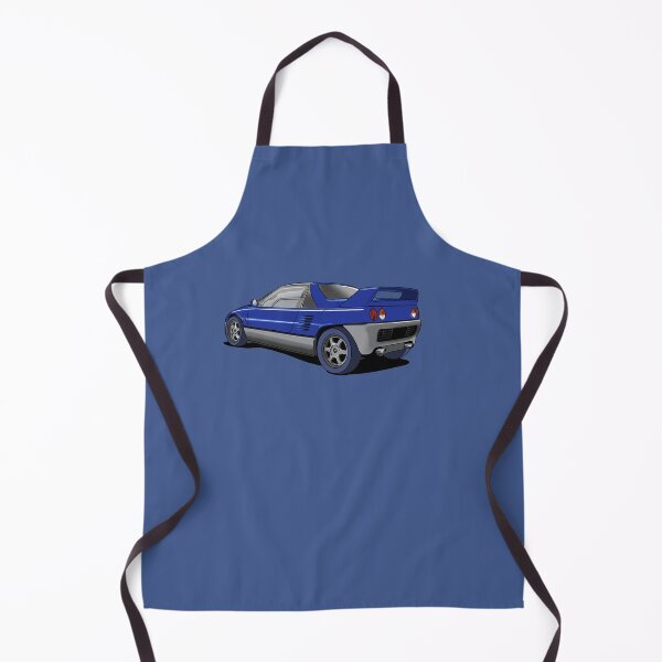 Item preview, Autozam AZ-1 blue Mazdaspeed Sports kei car designed and sold by Webazoot Industries - Car Art.