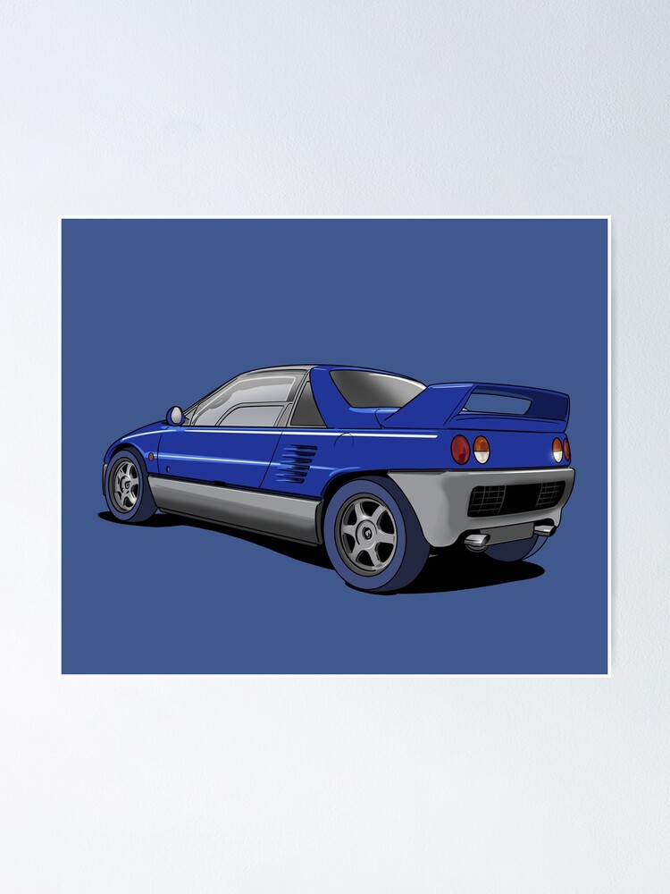 Autozam AZ-1 blue Mazdaspeed Sports kei car