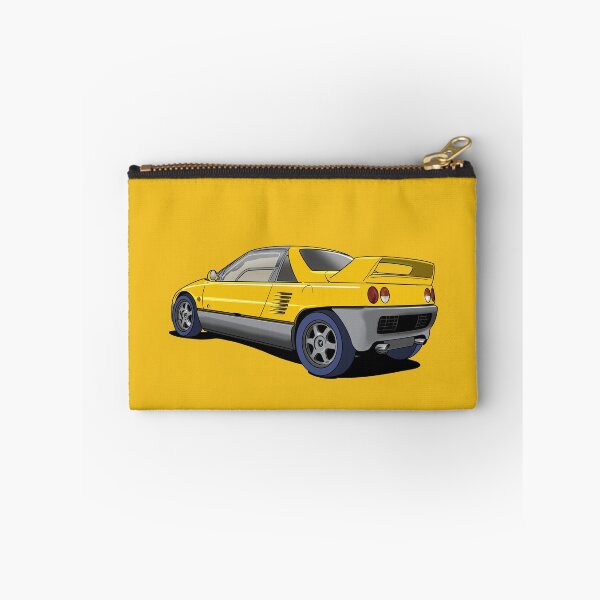 Item preview, Autozam AZ-1 Yellow Sports kei car designed and sold by Webazoot Industries - Car Art.