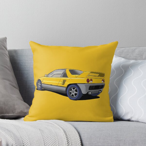 Item preview, Autozam AZ-1 Yellow Sports kei car designed and sold by Webazoot Industries - Car Art.