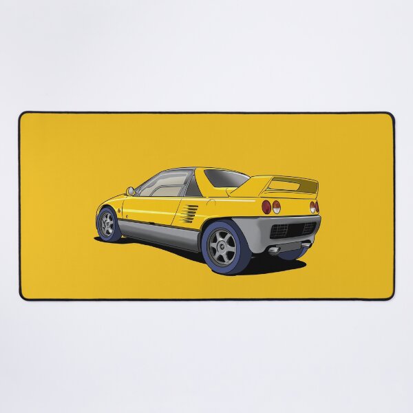 Item preview, Autozam AZ-1 Yellow Sports kei car designed and sold by Webazoot Industries - Car Art.