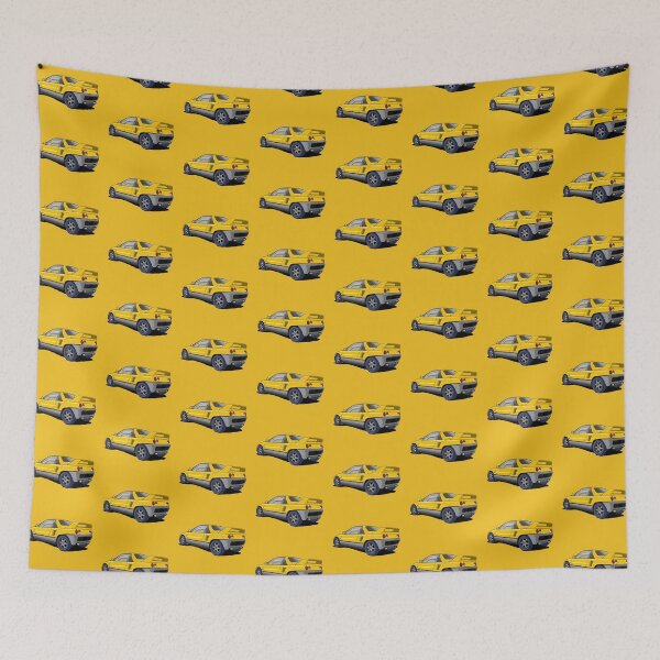 Item preview, Autozam AZ-1 Yellow Sports kei car designed and sold by Webazoot Industries - Car Art.