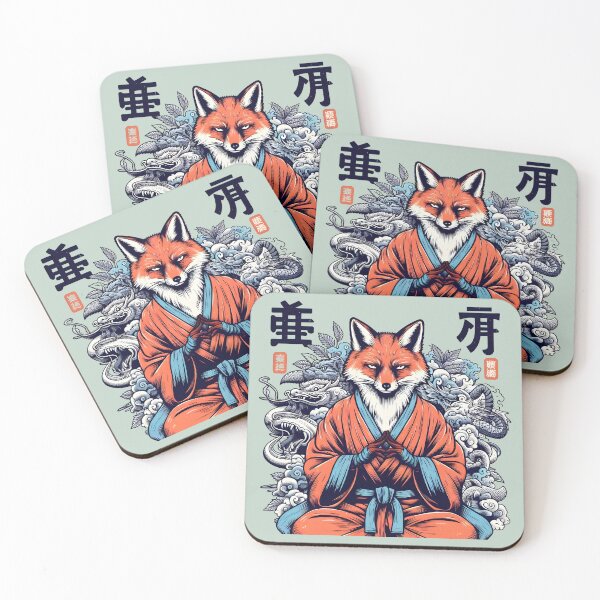 Item preview, Red Fox Shaolin Monk designed and sold by LynZorArts.