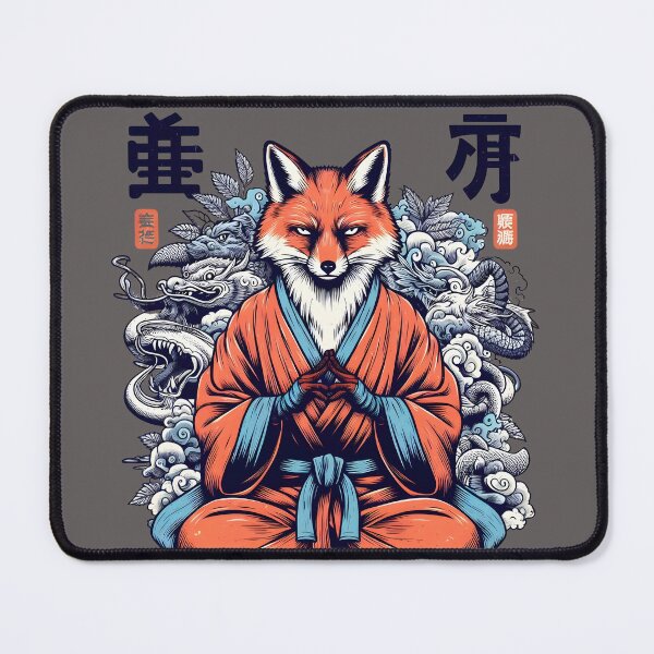 Item preview, Red Fox Shaolin Monk designed and sold by LynZorArts.