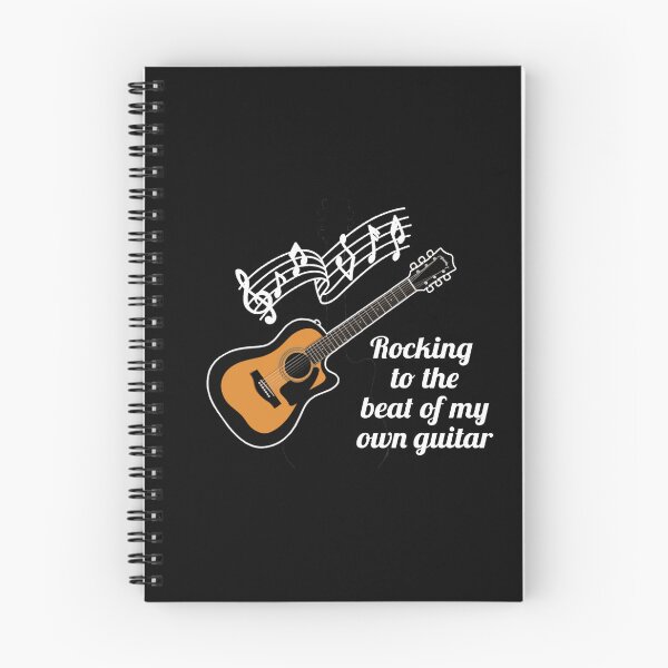 Item preview, Music, Guitar - Rock and Roll - Shirt Says:  Rocking to the Beat of my Own Guitar designed and sold by WhiteGothic.