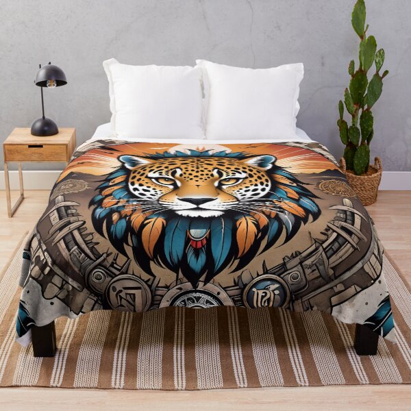 Item preview, Native American Style Animal Art Spirit Leopard designed and sold by TheArtOfPat.