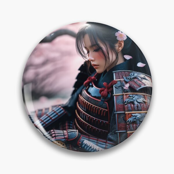 Item preview, Samurai warrior under sakura designed and sold by AndreaMart.