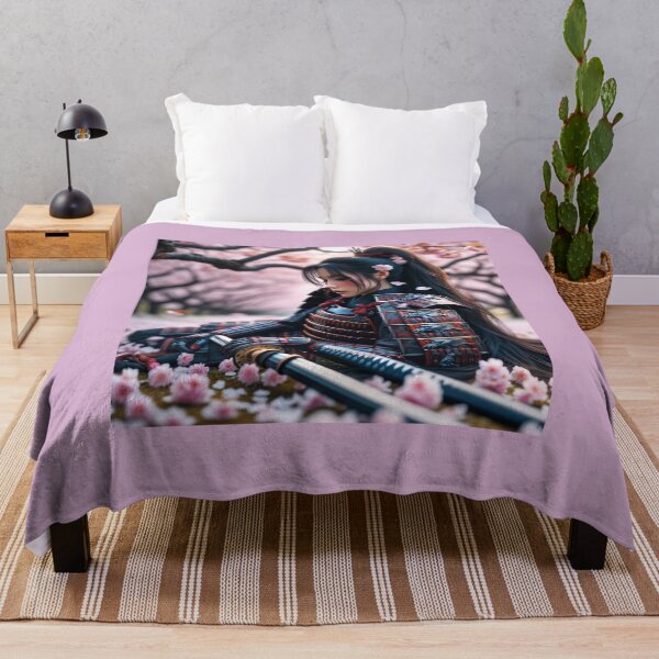 Item preview, Samurai warrior under sakura designed and sold by AndreaMart.