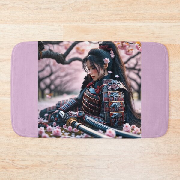Item preview, Samurai warrior under sakura designed and sold by AndreaMart.