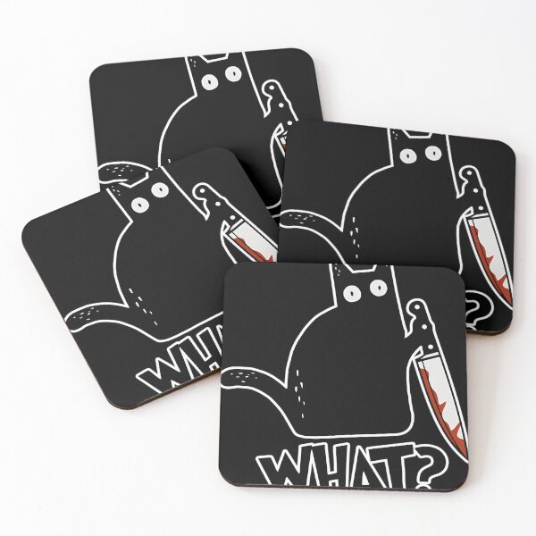 Item preview, Cat What Murderous Black Cat With Knife Gift Premium designed and sold by ShirleyDeco.
