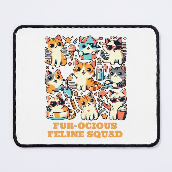 Item preview, Fur-ocious feline squad designed and sold by DShirtRepublic.
