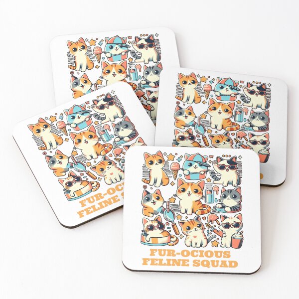 Item preview, Fur-ocious feline squad designed and sold by DShirtRepublic.