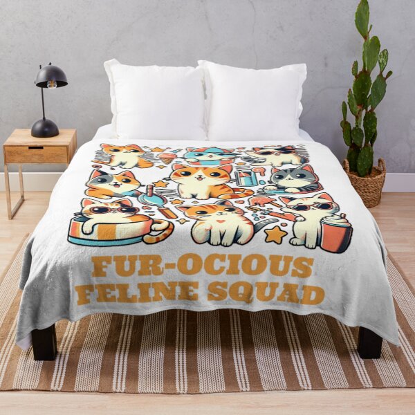 Item preview, Fur-ocious feline squad designed and sold by DShirtRepublic.