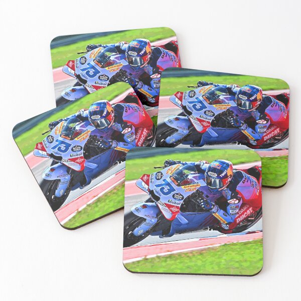 Item preview, Álex Márquez making a knee down in the corner abstract designed and sold by Rodissimus1984.