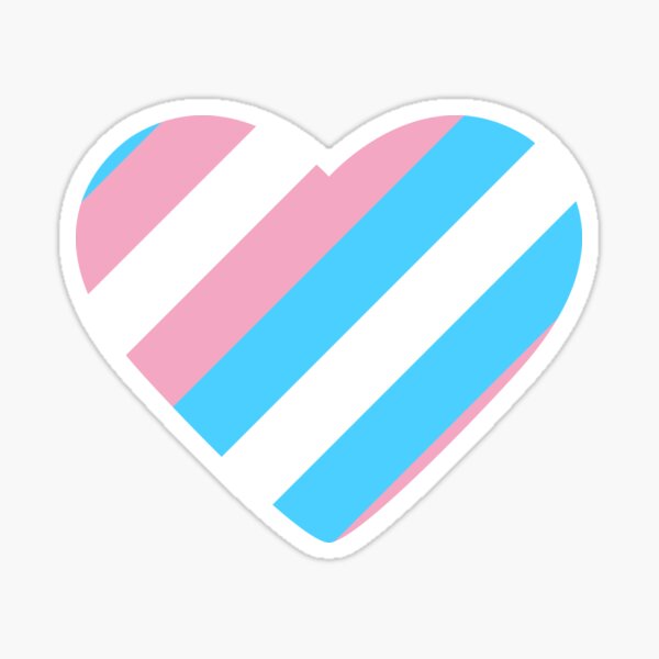 Transgender Pride Flag Stripes Sticker By Czollinger Redbubble