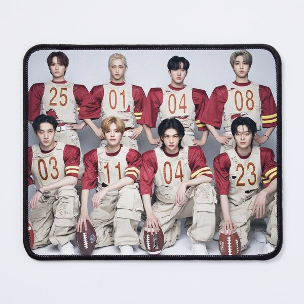 Item preview, Stray Kids SKZ 2024 cute red white fluffy kpop boys designed and sold by Kpop-Noona.