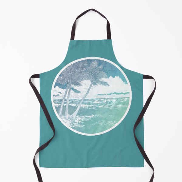 Item preview, Beach Palm Tree Batik Style, summer, ocean, Vacation, Caribbean, spring break, beachbum designed and sold by AuroraXGreen.