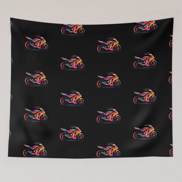 Item preview, Colorful Motorcycle designed and sold by YIPPEE8.