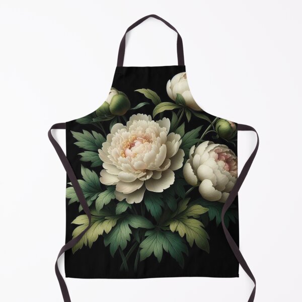 Item preview, Dramatic Peonies on Black designed and sold by robinreva.