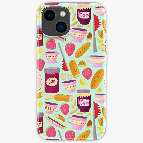 "Tea, with Jam & Bread from Do Re Mi in Seafoam " iPhone Case for Sale