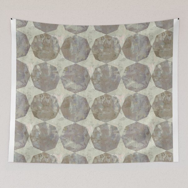 Item preview, geometric distressed pattern designed and sold by Alessandro Remo Mazzoni Remotextiles.