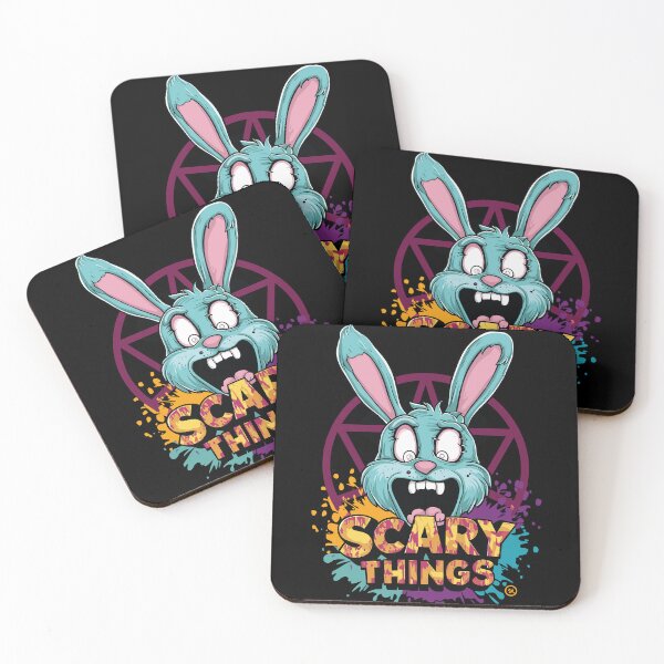 Item preview, Bunny - comic style, pentagram, rabbit, zombie designed and sold by HIGUMAX.