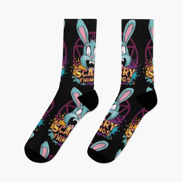 Item preview, Bunny - comic style, pentagram, rabbit, zombie designed and sold by HIGUMAX.