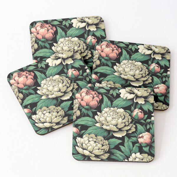 Item preview, Peonies Drawing designed and sold by robinreva.