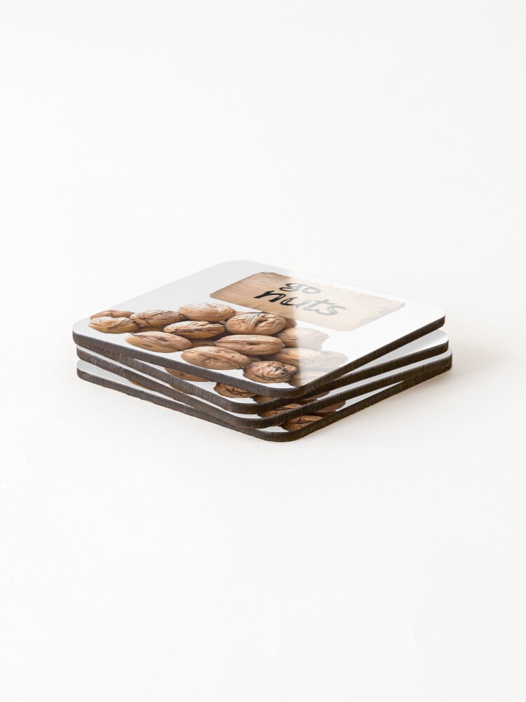 Thumbnail 4 of 5, Coasters (Set of 4), Go Nuts designed and sold by RENcraft.