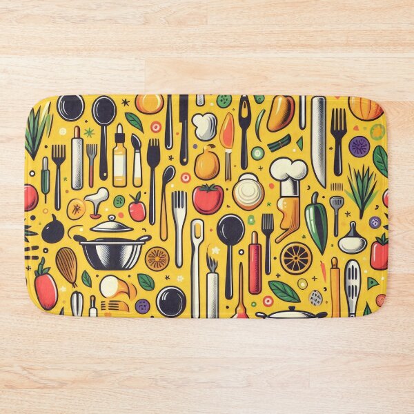 Item preview, Culinary Mix. Fresh Fruits, Vegetables and Kitchen Utensils. designed and sold by MyHappyArtShop.
