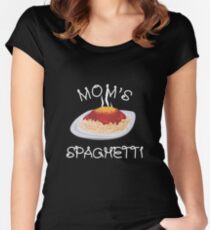 Mom's Spaghetti Women's Fitted Scoop T-Shirt