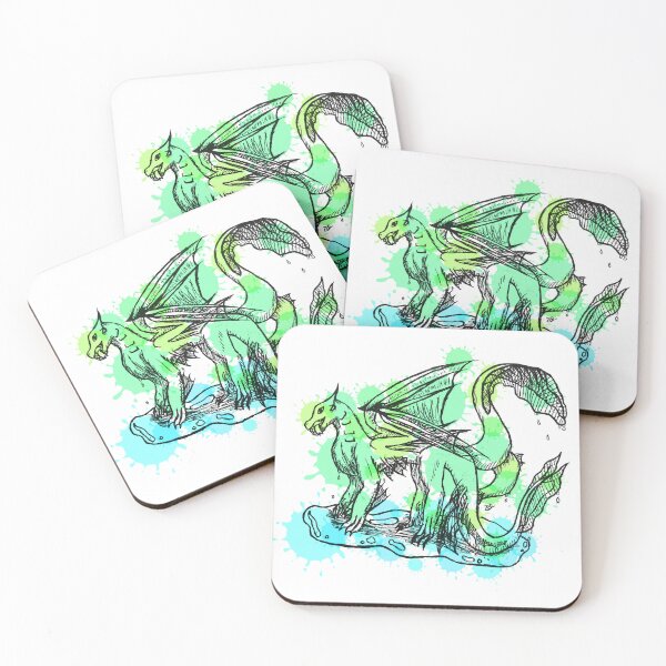 Item preview, Water Dragon (Black) designed and sold by ZoeOBryan.