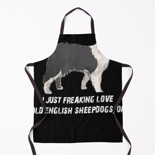 Item preview, Old Tee English Sheepdogs I Just Freaking Love Sheepdogs designed and sold by AlmRubio.