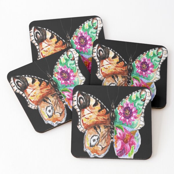 Item preview, brown butterfly colorful designed and sold by eoiklopse.