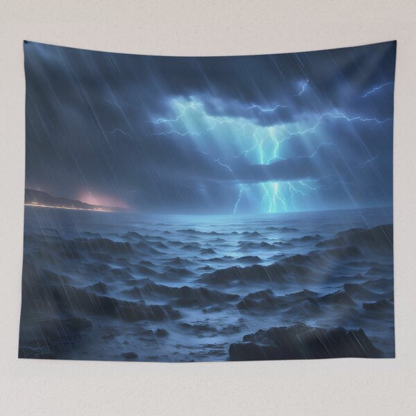 Item preview, Nocturnal Thunderstorm designed and sold by Roanemermaid.