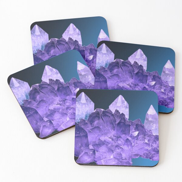 Item preview, Amethyst Quartz Crystal cluster mineral hunter mining gem digger meditation new age hippie deadhead designed and sold by AuroraXGreen.