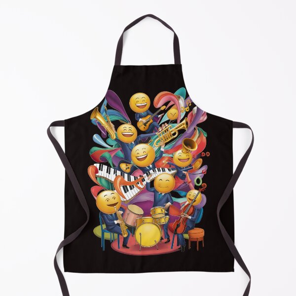 Item preview, Emoji Symphony: Whimsical Notes Crafted from Expressive Emojis designed and sold by SpeakingPrint2.