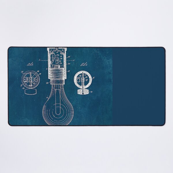 Item preview, Blueprint Light Bulb Patent designed and sold by JoolyA.