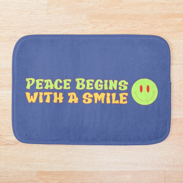 Item preview, Peace Begins with a Smile. designed and sold by KrisDry.