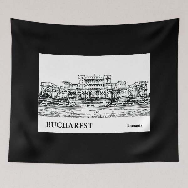 Item preview, Bucharest Romania designed and sold by Lakeric Cityscapes.