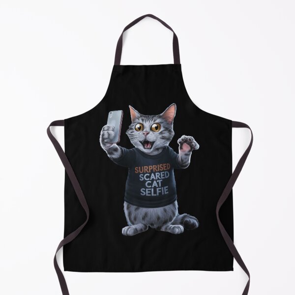 Item preview, Surprised Scared Cat Selfie designed and sold by Redgiant87x.
