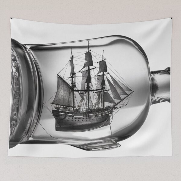 Item preview, sailboat in a bottle, boat designed and sold by Charlygood.