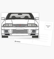 Nissan Skyline R33 GT-R (front) V2.0 Postcards