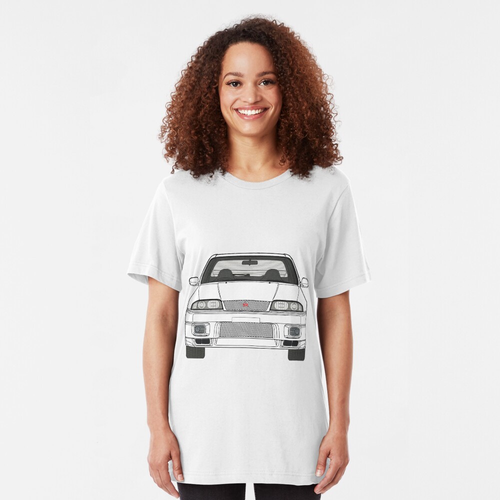 Nissan Skyline R33 GT-R (front) V2.0 Slim Fit T-Shirt