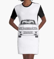 Nissan Skyline R33 GT-R (front) V2.0 T-Shirt Kleid