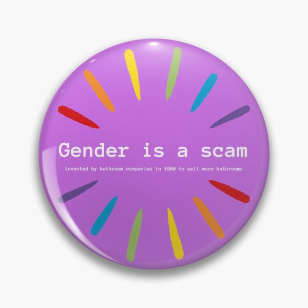Item preview, Gender is a scam designed and sold by LeafFinn.