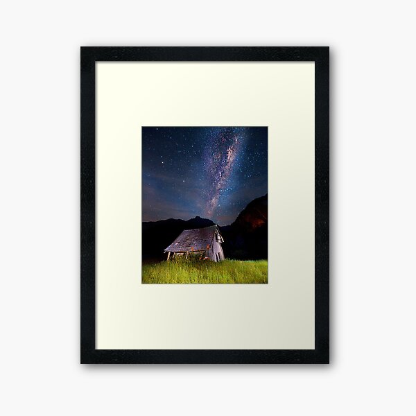 The barn at the end of the universe Framed Art Print
