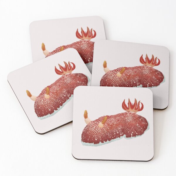 Item preview, Nudibranch - sea slug - Goniobranchus reticulata designed and sold by Poulpimousse.