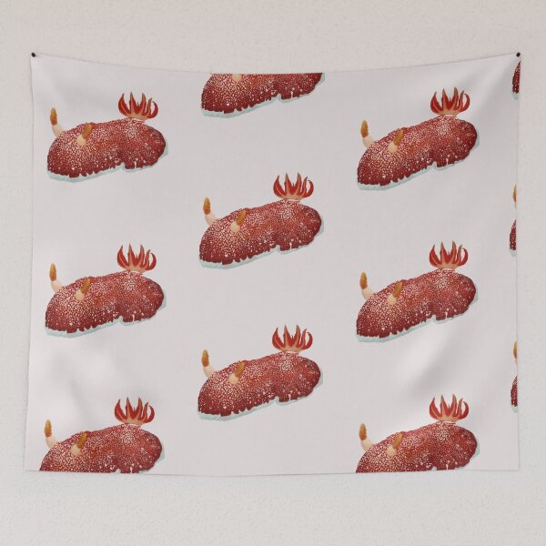 Item preview, Nudibranch - sea slug - Goniobranchus reticulata designed and sold by Poulpimousse.
